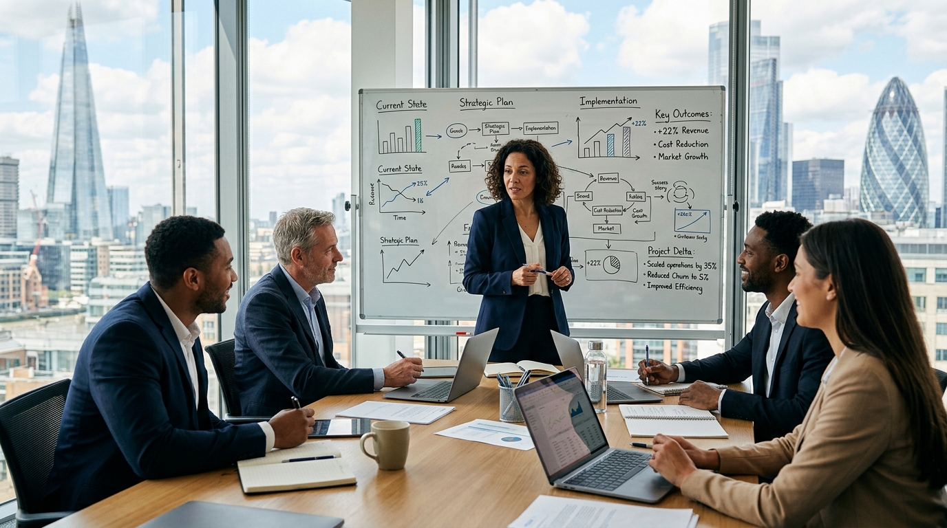 Cas concrets : des entreprises transformées grâce au Business Consulting